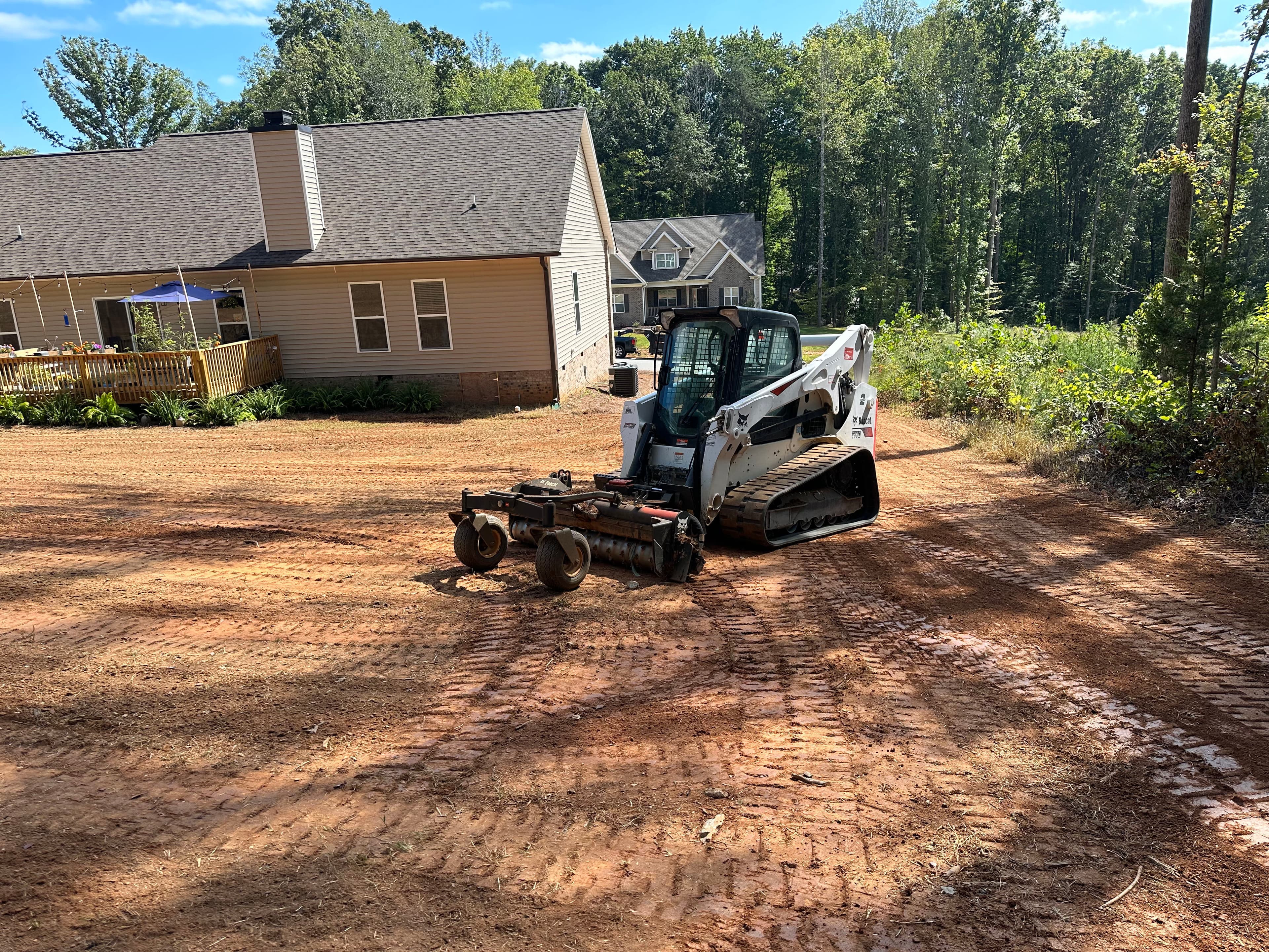Project New Construction Finish Grading Done Right in Gibsonville image