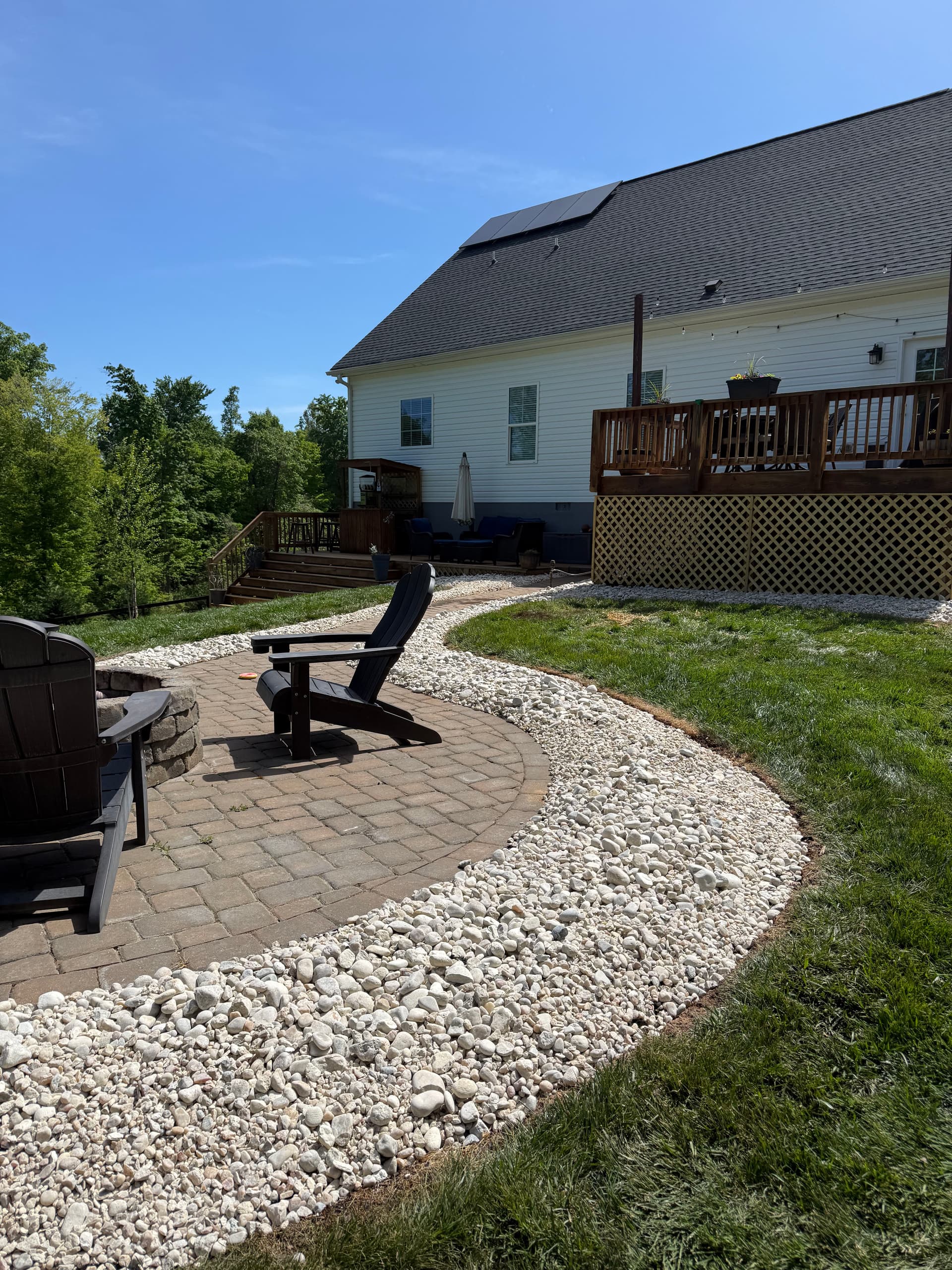 Gallery photos for White River Rock Landscape Overhaul Front to Back: Image #1