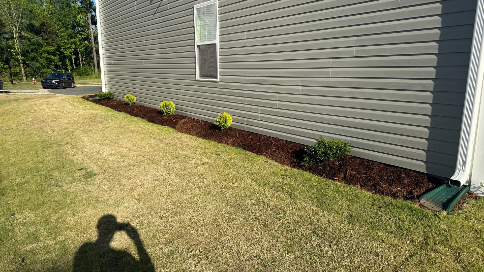 Gallery photos for Ditching Builder-Grade Plants for a Cleaner Low-Maintenance Look in Gibsonville: Image #1